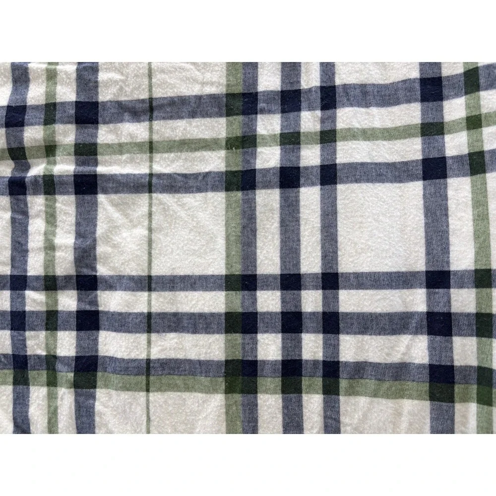 Tommy Hilfiger Flannel Comforter Twin Plaid + 3 Shams Nautical Coastal Classic